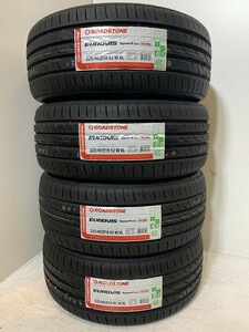 保管袋付【送料無料】新品夏タイヤ４本セット 225/40ZR18 92W XL(SRS006-11)ROADSTONE EUROVIS sport 04 225/40/18 225/40R18 2022年