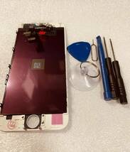 #B1　iPhone SE 第一世代 フロントパネル 白 互換品 LCD 画面割れ 液晶 iphone 修理 ガラス割れ 交換 ディスプレイ 修理工具_画像2