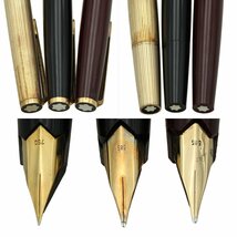 ★C2855 モンブラン 万年筆 ボールペン 11本セット ペン先18K・14Kあり マイスターシュテュック MONTBLANC ジャンク品扱い メンズ★_画像4