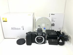 #18【美品・元箱 予備バッテリー付】Nikon ニコン 1 V2 ボディ