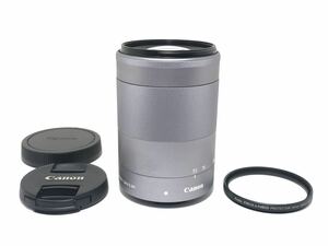 #2【良品・レンズプロテクター付】Canon キャノン EF-M 55-200mm F4.5-6.3 IS STM