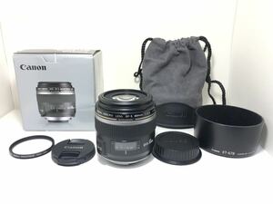 #27【美品・元箱 プロテクター付】Canon キヤノン EF-S 60mm F2.8 USM