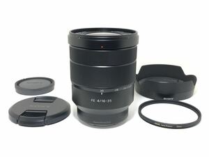 #25【良品・プロテクター付】SONY ソニー Vario-Tessar T* FE 16-35mm SEL1635Z 