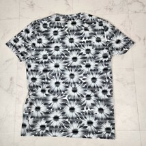 Y3 semanticdesign セマンティックデザイン タカキュー メンズ Tシャツ 半袖 かわいい M グレー 灰 ボーダー フラワー 花柄 _画像6