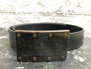  Gucci дерево кожаный ремень GUCCI