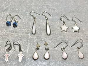 シルバーアクセサリー　ピアス　6点セット　silver 925