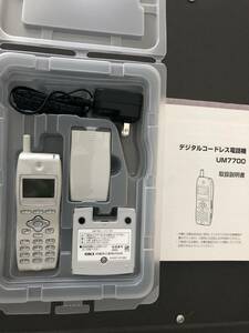 　一括2台出品。2023年製　未使用 UM7700 OKI PHS 新品 デジタルコ-ドレス電話機 OKI..