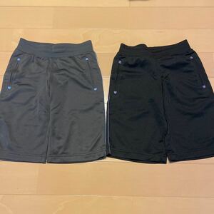 Бесплатная доставка Shorts Shorts Uniqlo Set Set M 130 см черно черный серый доставка включена