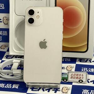 中古美品★MGA63 J/A iPhone12mini 64GB Softbank版 判定〇 SIMフリー ホワイト 電池83％　即日発送★送料無料★0601