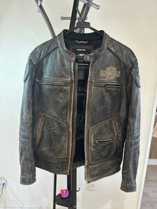 ◇ 希少 美品 Harley-Davidson 革ジャン ブルゾン Mサイズ ライダースジャケット 