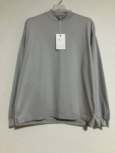 marka 21AW MOCK NECK 30/2 COMED COTTON LIGHT GRAY サイズ1 美品 MARKAWARE