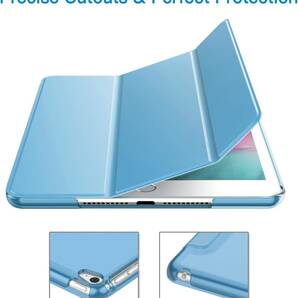 JEDirect iPad mini 4 ケース (iPad mini 5 2019モデル非対応) 三つ折スタンド オートスリープ機能 (ブルー)の画像3