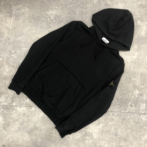 ★Stone Island ストーン アイランド Sweatshirt Hoodie スウェットシャツ フーディー ロゴパッチ ブラック 黒 サイズM 701562851 104