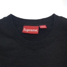 ▲SUPREME シュプリーム 20SS Underline Crewneck アンダーライン クルーネック スウェット ブラック Size.S 104_画像6