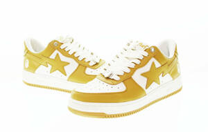 △ A BATHING APE アベイシングエイプ BAPESTA ベイプスタ スニーカー 27.5cm 白 ホワイト 103