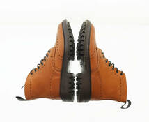 △ Tricker's トリッカーズ ウイングチップ 7ホール カントリー ブーツ M2508 size7 茶 ブラウン 103_画像5