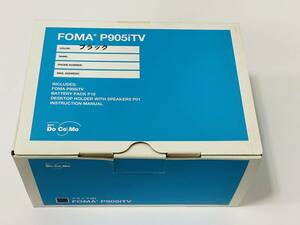 docomo FOMA P905iTV Black (ドコモ)　分割完済済み　未使用品