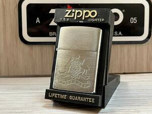 大量出品中!!【希少】未使用 1992年製 Zippo 'AUSTRALIA' 90's オーストラリア カンガルー ツヤなし ジッポー 喫煙具 オイルライター