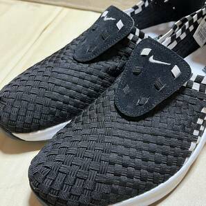 未使用 2017年製 NIKE AIR WOVEN BLACK WHITE ナイキ エア ウーブン ブラック ホワイト 312422-002 US9 / 27.0cmの画像6