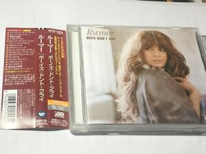 国内盤帯付CD/AOR/RUMER/ルーマー/ボーイズ・ドント・クライ ＋日本盤ボーナス・トラック1曲 送料¥180