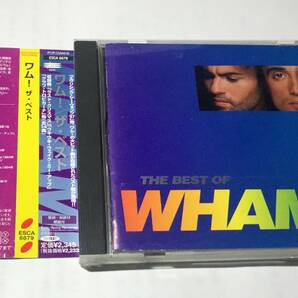 国内盤帯付CDベスト14曲/WHAM!/ワム！/ザ・ベスト #ジョージ・マイケル 送料¥180の画像1