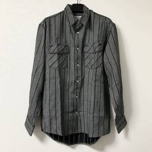70〜80's vintage made in ITALY ビンテージ ストライプシャツ S