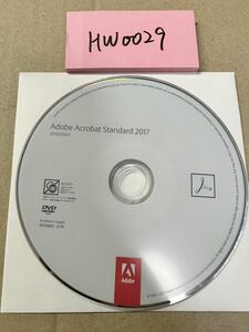 HW0029/中古品/Adobe Acrobat Standard 2017 WINDOWS ディスクのみ