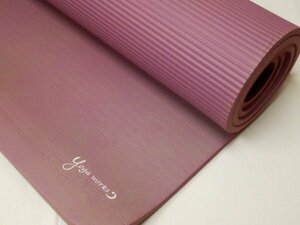 093D13◆YOGA WORKS◆ヨガマット＋マットバッグ◆ピンク◆10mm◆ヨガワークス