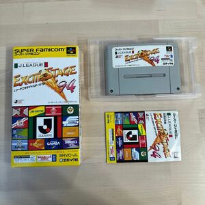 エキサイトステージ94 スーパーファミコン ソフトスーファミ SFC 箱取説付き　SFC エポック社　Nintendo EXCITE STAGE94 サッカー　レトロ