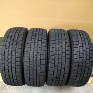 ★バリ山 195/65R15 91Q ダンロップ ウインターマックス WM01 2019年製 4本セット #ヴォクシー #ノア #プリウス #ステップワゴン #セレナ