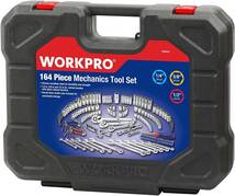 WORKPRO ソケットレンチセット インチ工具セット ハーレー ラチェットレンチ 自動車 バイク 整備 メンテナンス 164点組_画像9