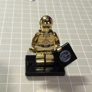 ミニフィグ レゴ LEGO 互換品 ミニフィギュア メタル光沢仕様 C-3PO c