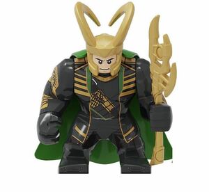 ロキ　サイズ7cm前後　マーベル　アベンジャーズ　ミニフィグ ブロック　LEGO レゴ　互換　ミニフィギュア　p