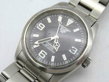 1円◆稼働◆　エルジン　FK-979S-D　　グレー　自動巻き　メンズ　腕時計　　L119_画像1