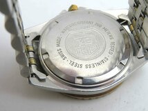 1円◆稼働◆　タグホイヤー　　　ブラック　クオーツ　メンズ　腕時計　　J124_画像4