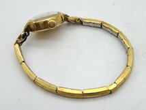 1円□ジャンク□　ジョーサ　　18K　シルバー　手巻き　レディース　腕時計　　I10006_画像5