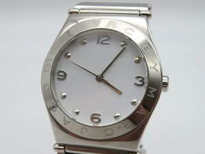 1円◆稼働◆　マークジェイコブス　MBM3030　　ホワイト　クオーツ　メンズ　腕時計　　L095