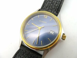 ☆1円◇稼働◇　BUCHERER　1.147.1.0.30　　パープル　クオーツ　メンズ　腕時計　　J08611