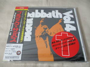 BLACK SABBATH Vol.4 ‘91(original ’72) 新品未開封 国内初期盤 TECP-23894