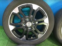 ダイハツ ウェイク 純正 アルミホイール(15インチ 4.5J +45 4穴 PCD100)タイヤ(ヨコハマ 165/55R15 2019年 ひび割れ エグレ有)4本_画像2