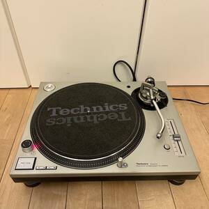 動作確認済み! Technics テクニクス SL-1200MK5 ダイレクトドライブレコードプレイヤー ターンテーブル DJ機器 スリップマット シルバー
