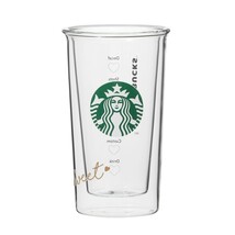 値下げ！　新品未開封　 スターバックス スタバ STARBUCKS バレンタイン 2023 耐熱ダブルウォールグラス 355ml_画像1