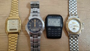 CASIO/カシオ・腕時計　　STN-5007(STING)/AQ-230/LCW-M200(LINEAGE)/DBC-32 ※４本まとめて