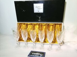  未使用☆ HOYA CRYSTAL 　保谷　ワイングラス　ホヤクリスタル　6客セット　グラス　