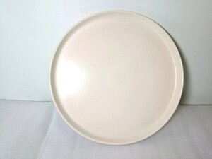 YAMAZEN オーブンレンジ皿　 SERIO YRC-J160　2018年製　丸皿 　白系　ターンテーブル 電子レンジ/オーブンレンジ用 部品　直径約26.8ｃｍ
