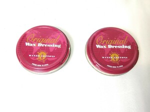 British Millerain　 Wax Dressing　ワックスドレッシング　(40ml)×2缶　☆ミラレーン　リプルーフ用 　☆英国製　⑦