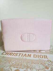 新品★DIOR ディオール オリジナル ポーチ♪ピンク♪CDロゴ入り♪ノベルティ★非売品