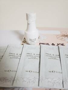 新品★PAUL＆JOE ポール＆ジョー ハーバル ローション＜化粧水＞25ml・3ml×10★サンプル