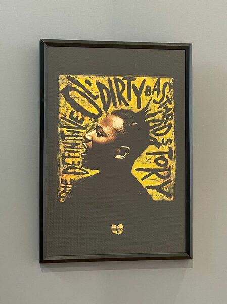 【額付き】A4アートポスター Ol' Dirty Bastard Wu-Tang Clanオールダーティーバスタード ウータンクラン rap ラップ hip hop O001