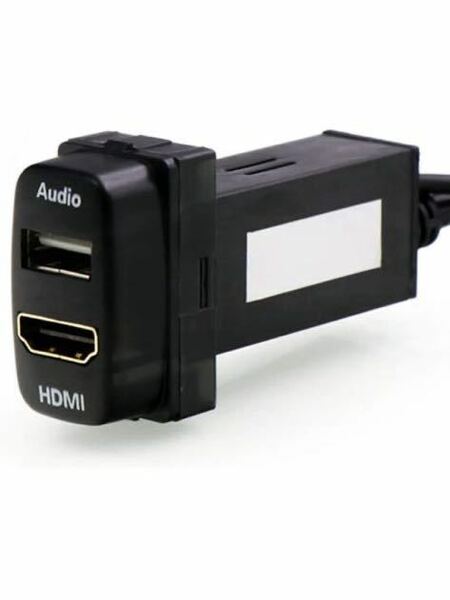USB入力ポート＆HDMI入力ポート オーディオパーツ スイッチホールパネル